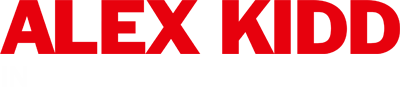 Alex Kidd in the Enchanted Castle logo for Sega Mega Drive
